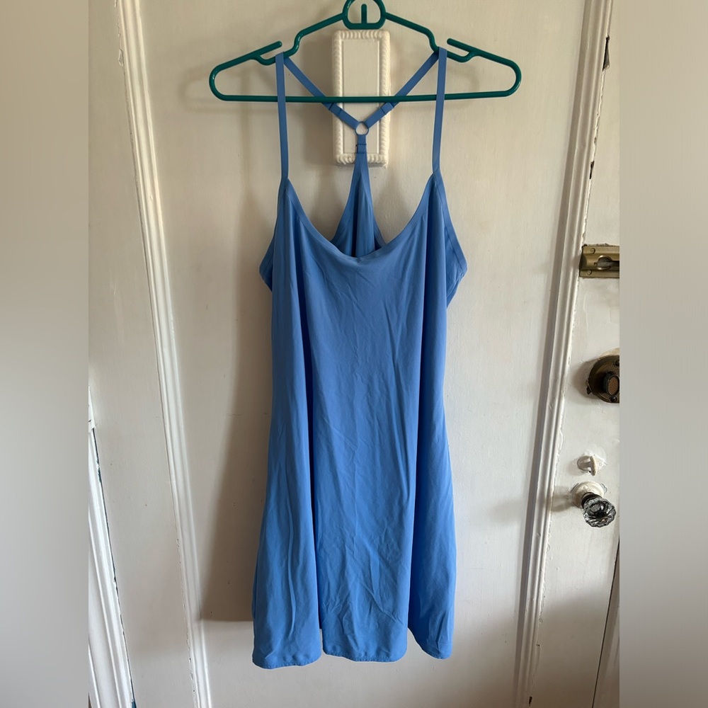 Outdoor Voices Blue Strappy Dress for those really hot summer days.